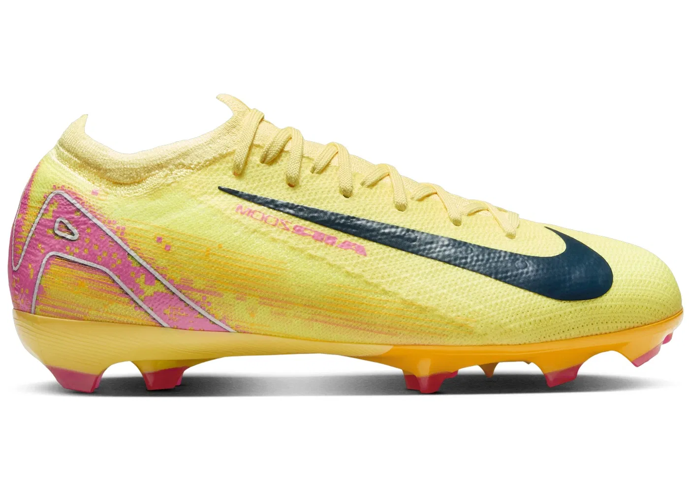 Детские бутсы Kylian Mbappe Nike Mercurial Vapor 16 Pro FG, Light Laser Orange/Armory Navy