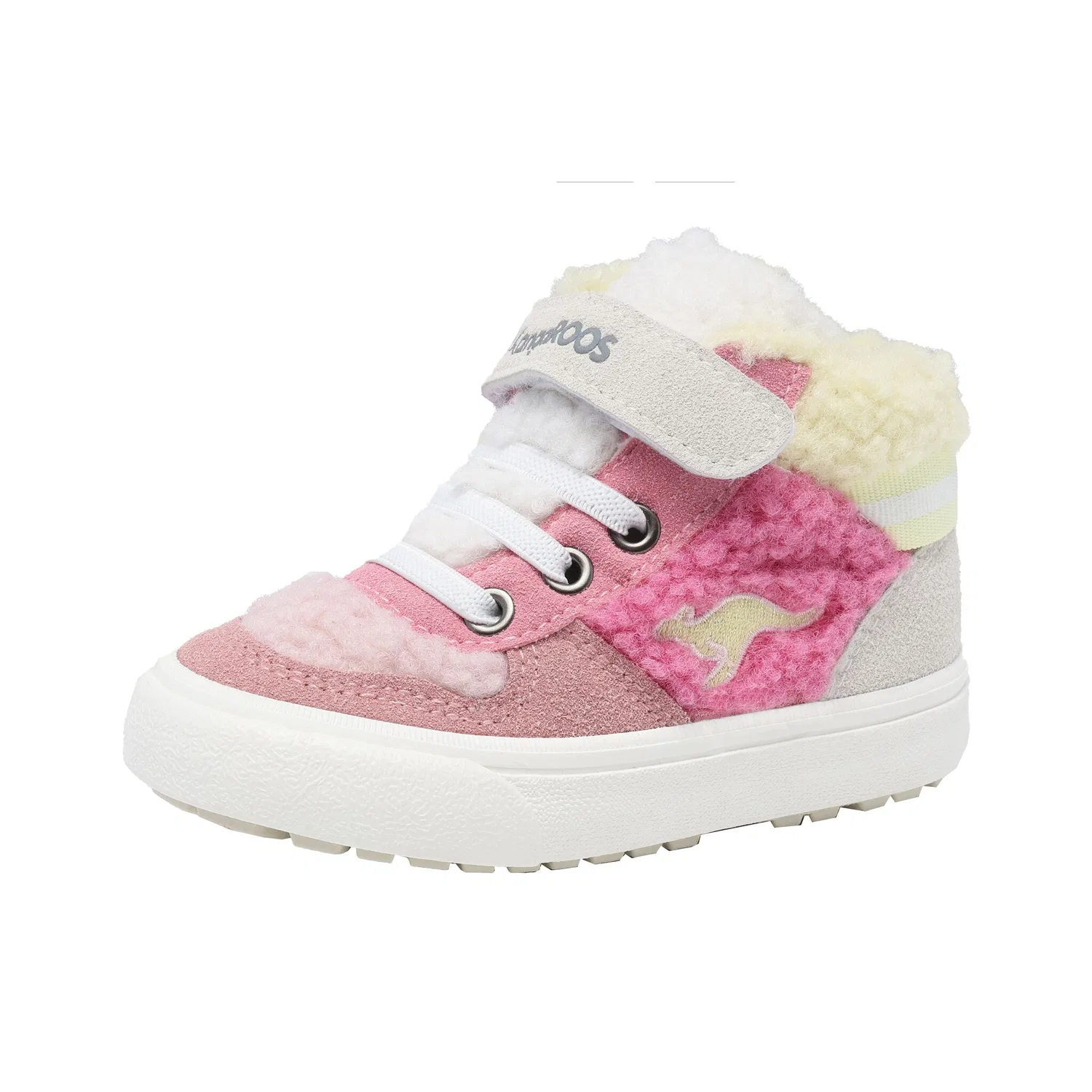 Детские зимние кроссовки с меховой подкладкой KangaROOS, Rose/Multi