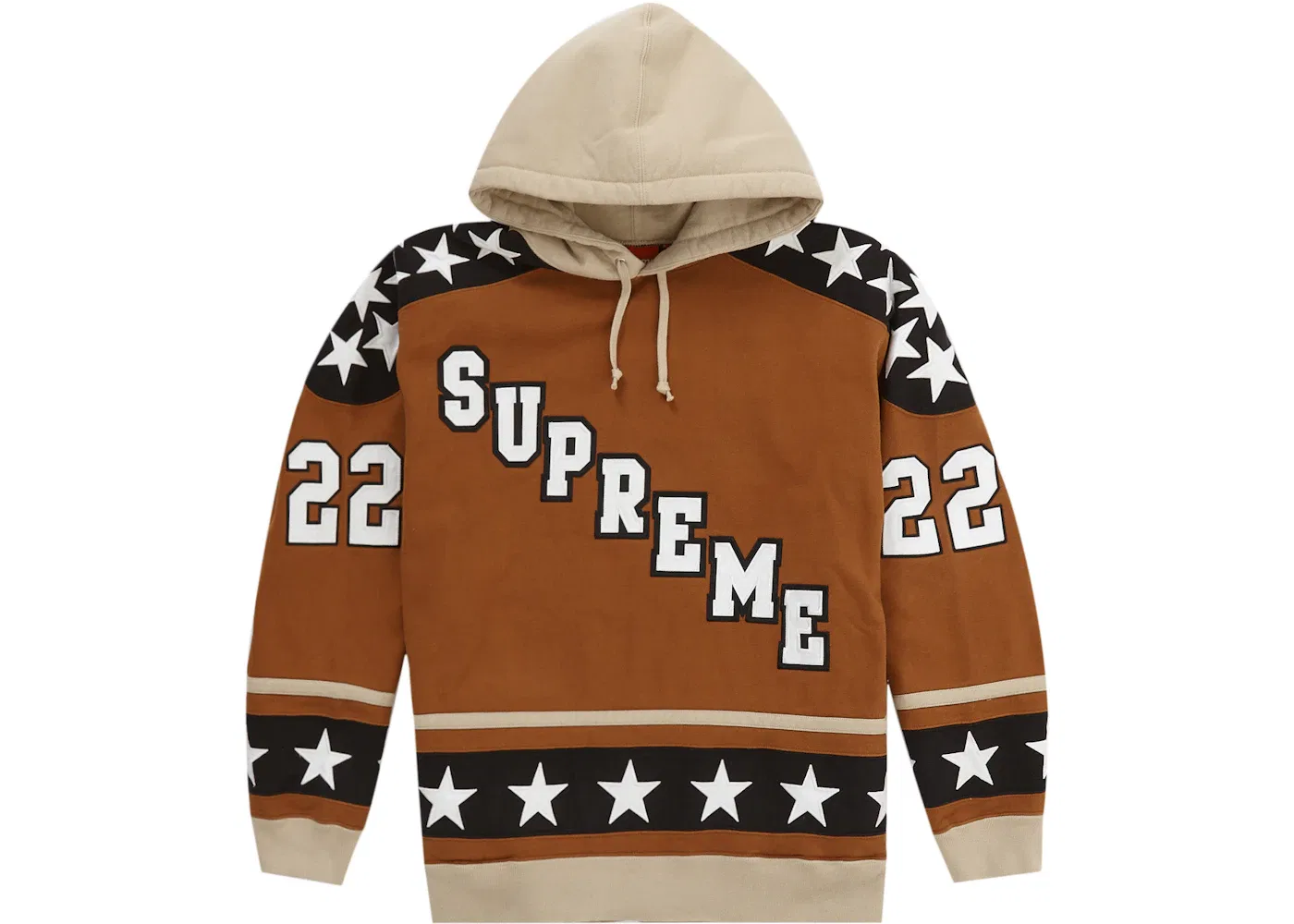 Мужская худи с капюшоном Supreme Sweatshirt (FW22), Brown