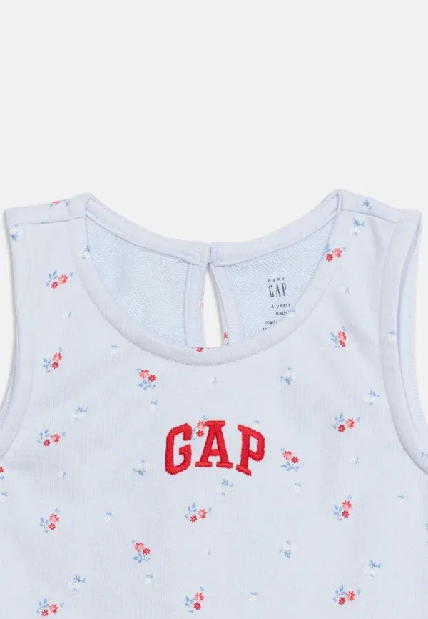 Комплект из юбки-шорт с бантом и мини-юбки Gap, синий — фото 4