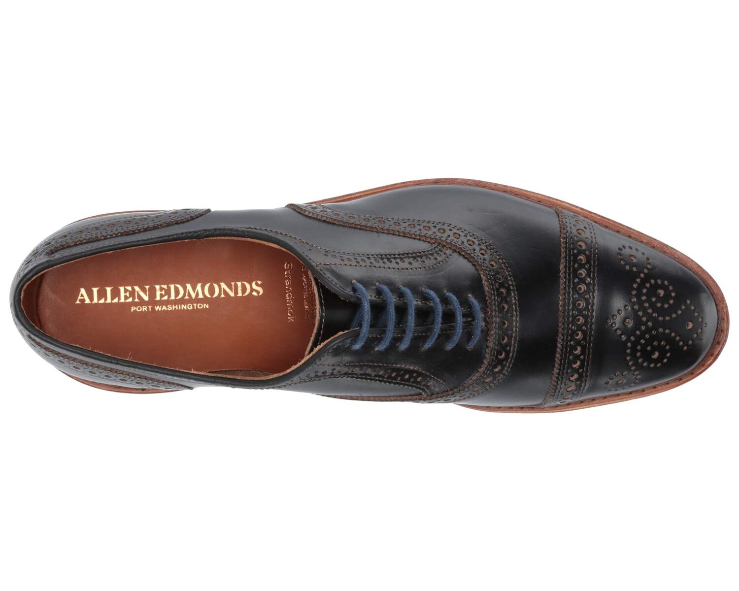 

Оксфорды Strandmok Allen Edmonds, кожа