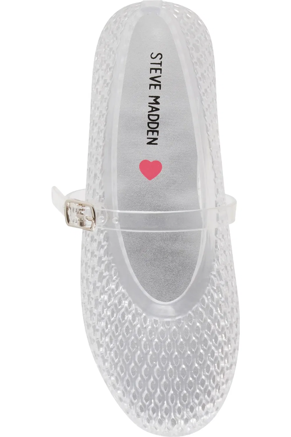 Детские туфли мэри-джейн из прозрачного пластика JKrista Steve Madden, Clear — фото 4