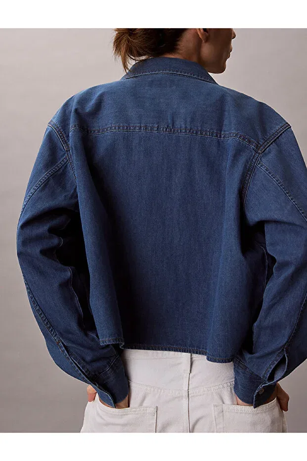 Женская рубашка с принтом New Dad Annopolis Calvin Klein, Sky Blue — фото 4