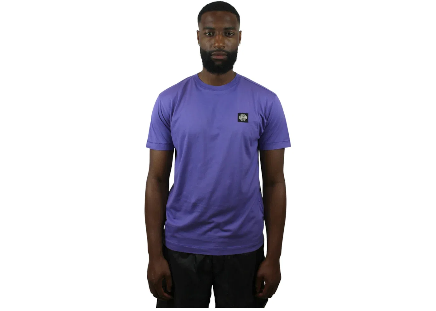 Мужская футболка с принтом Stone Island T-Shirt, Lavender — фото 2