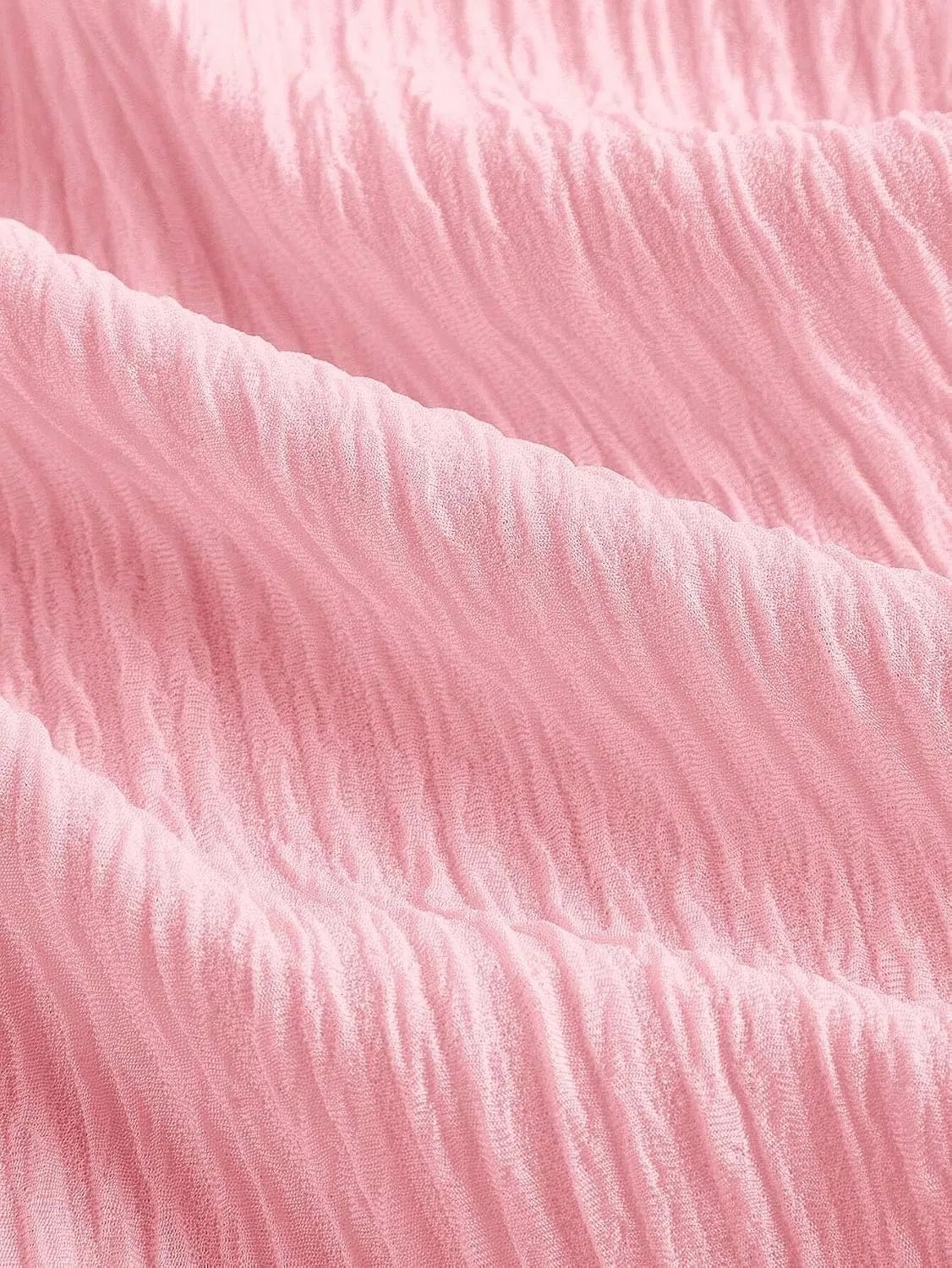 Женское ками-платье на тонких бретелях с асимметричным вырезом, миди, Pink — фото 2