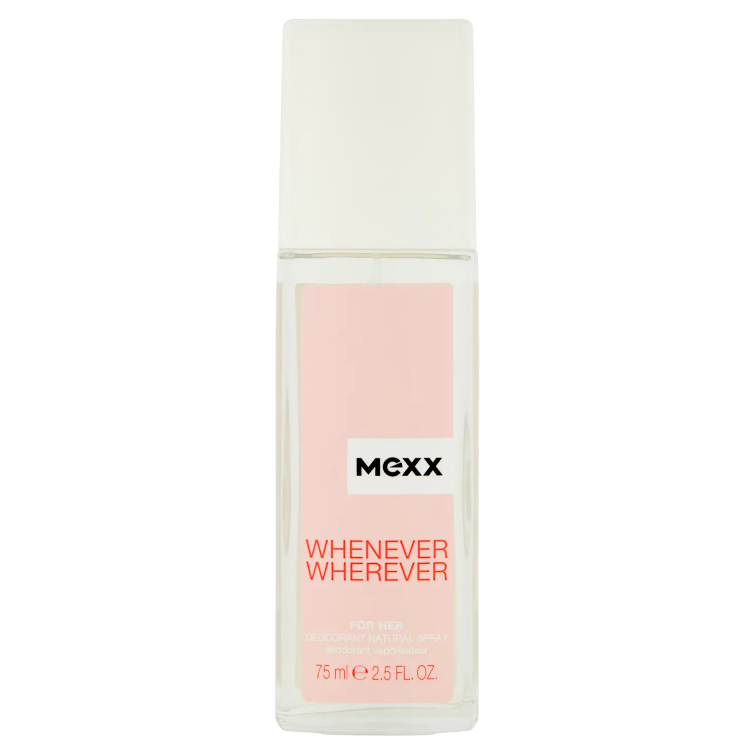 

Mexx Whenever Wherever парфюмированный дезодорант для тела для женщин, 75 мл