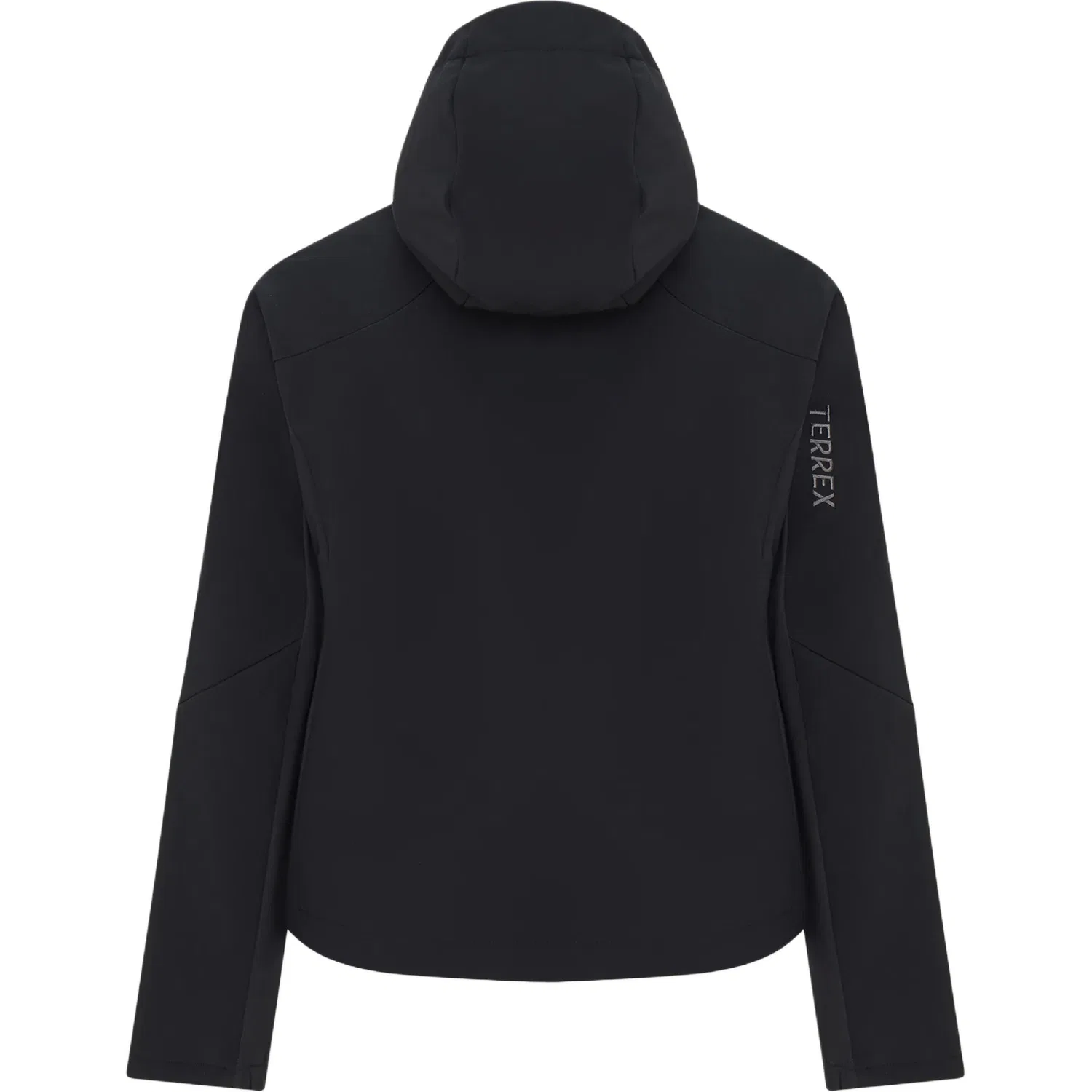 Женская софтшелл-куртка с капюшоном Adidas Terrex, Black — фото 3