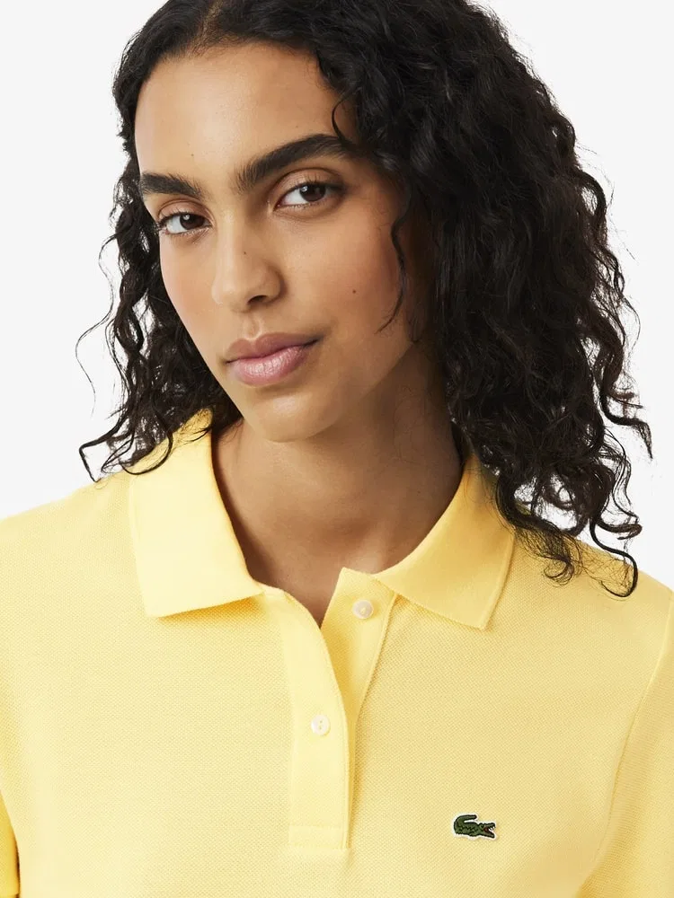 Футболка Polo LACOSTE Lemon, хлопковая с коротким рукавом — фото 2