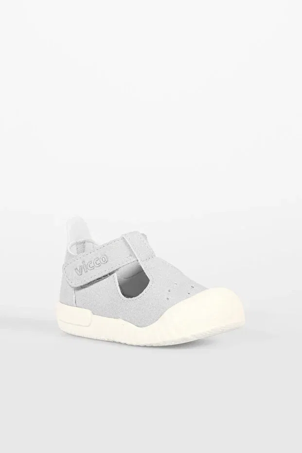 Детские туфли для девочек на липучке Vicco, Gray