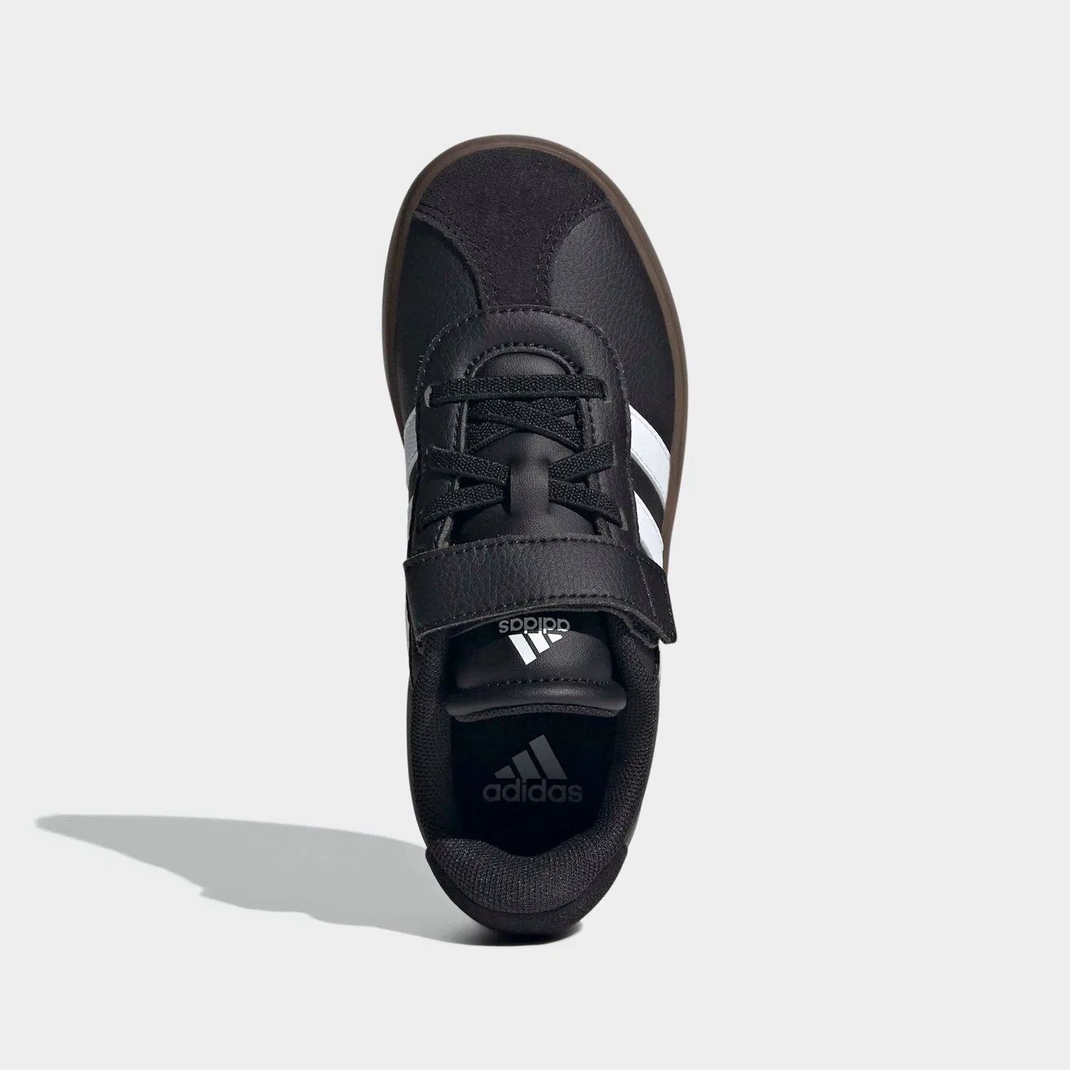 Детские спортивные кроссовки в стиле скейт Adidas Sportswear, Black/White — фото 4