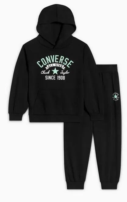 Детский спортивный костюм Retro Remix PO Converse, Черный