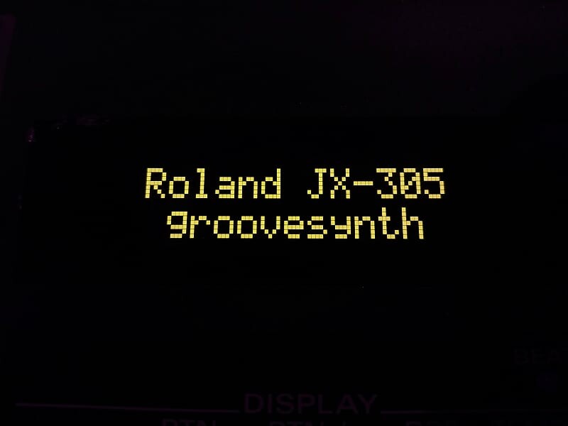 Обновление OLED-дисплея Roland JX-305 *желто-оранжевый* For Roland JX-305 — фото 3