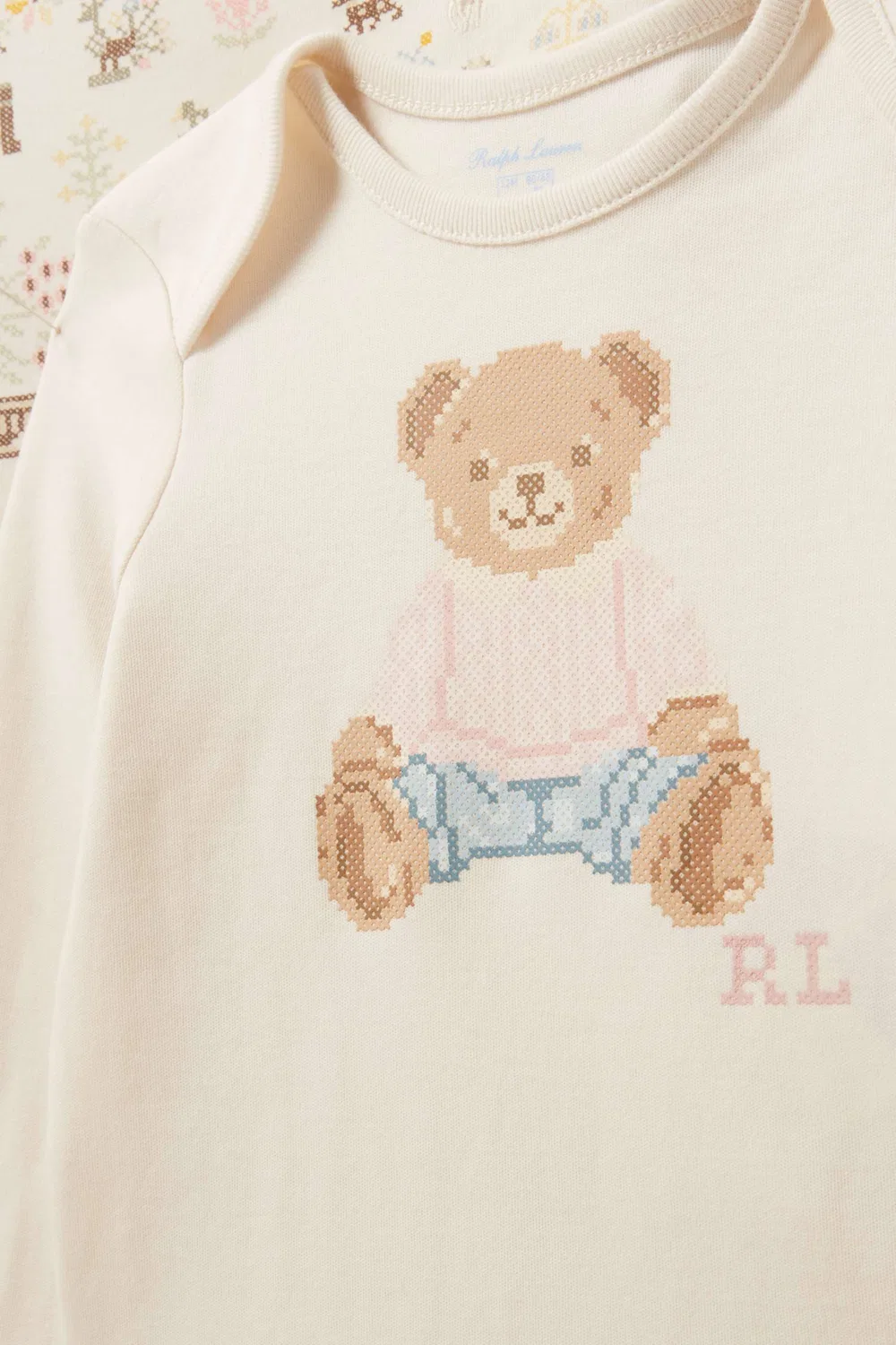 Комплект комбинезонов для сна с принтом Polo Ralph Lauren — фото 3