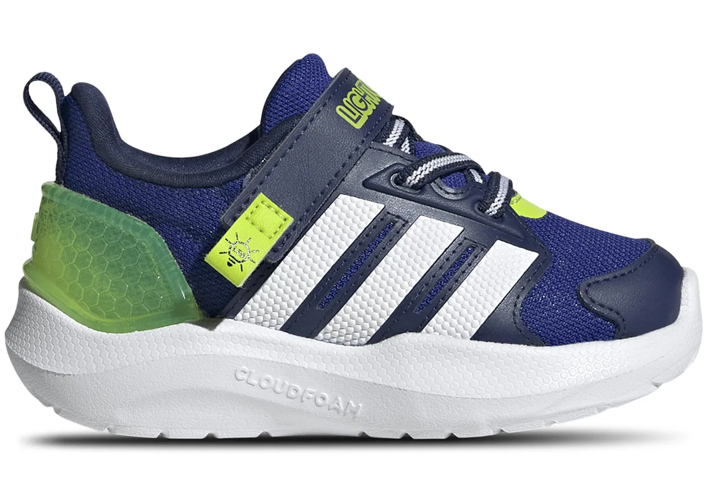 Детские кроссовки Lifestyle Adidas Lightorama, Lucid Blue/Cloud White/Solar Slime