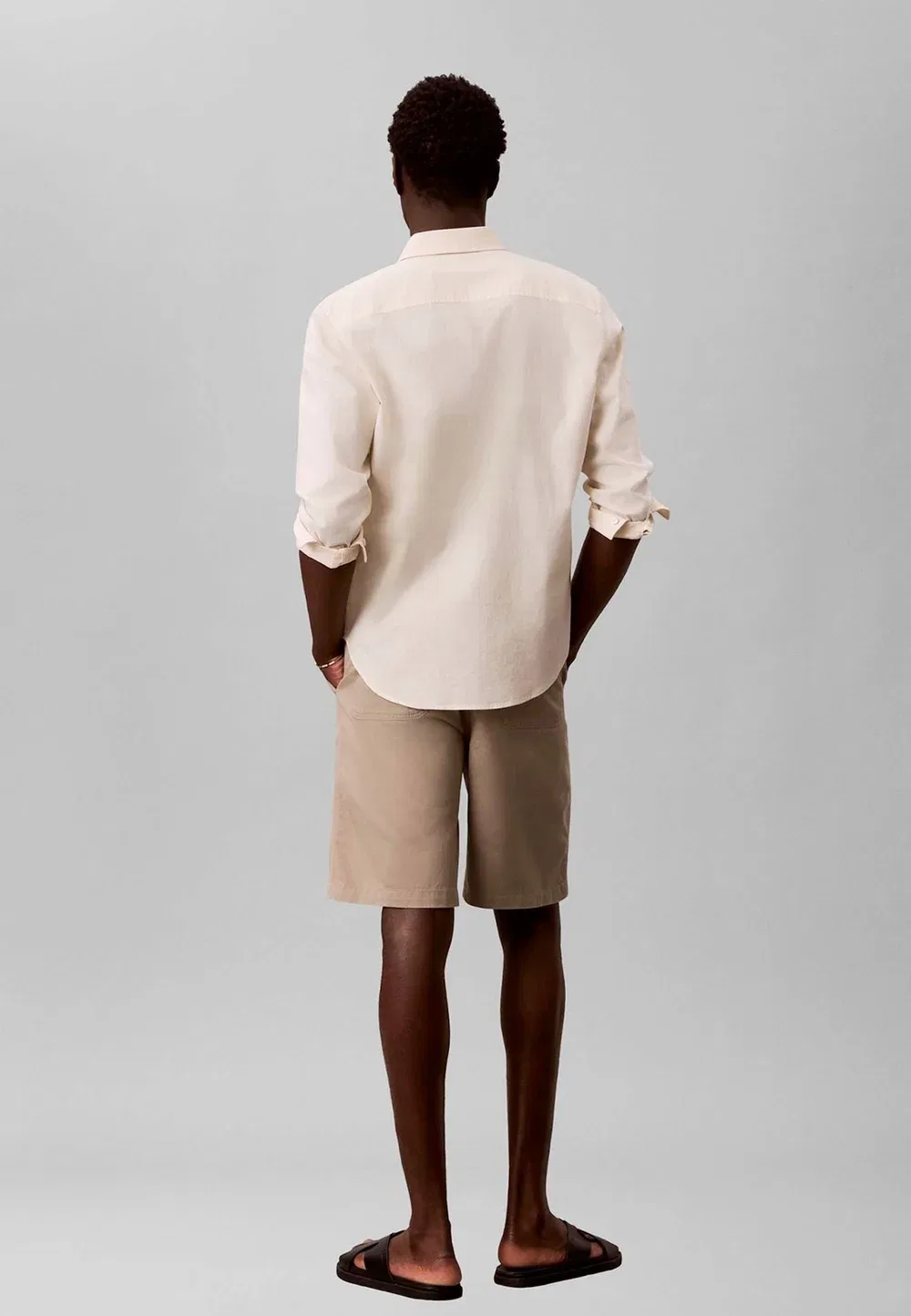 Шорты Calvin Klein, Vintage Khaki — фото 2