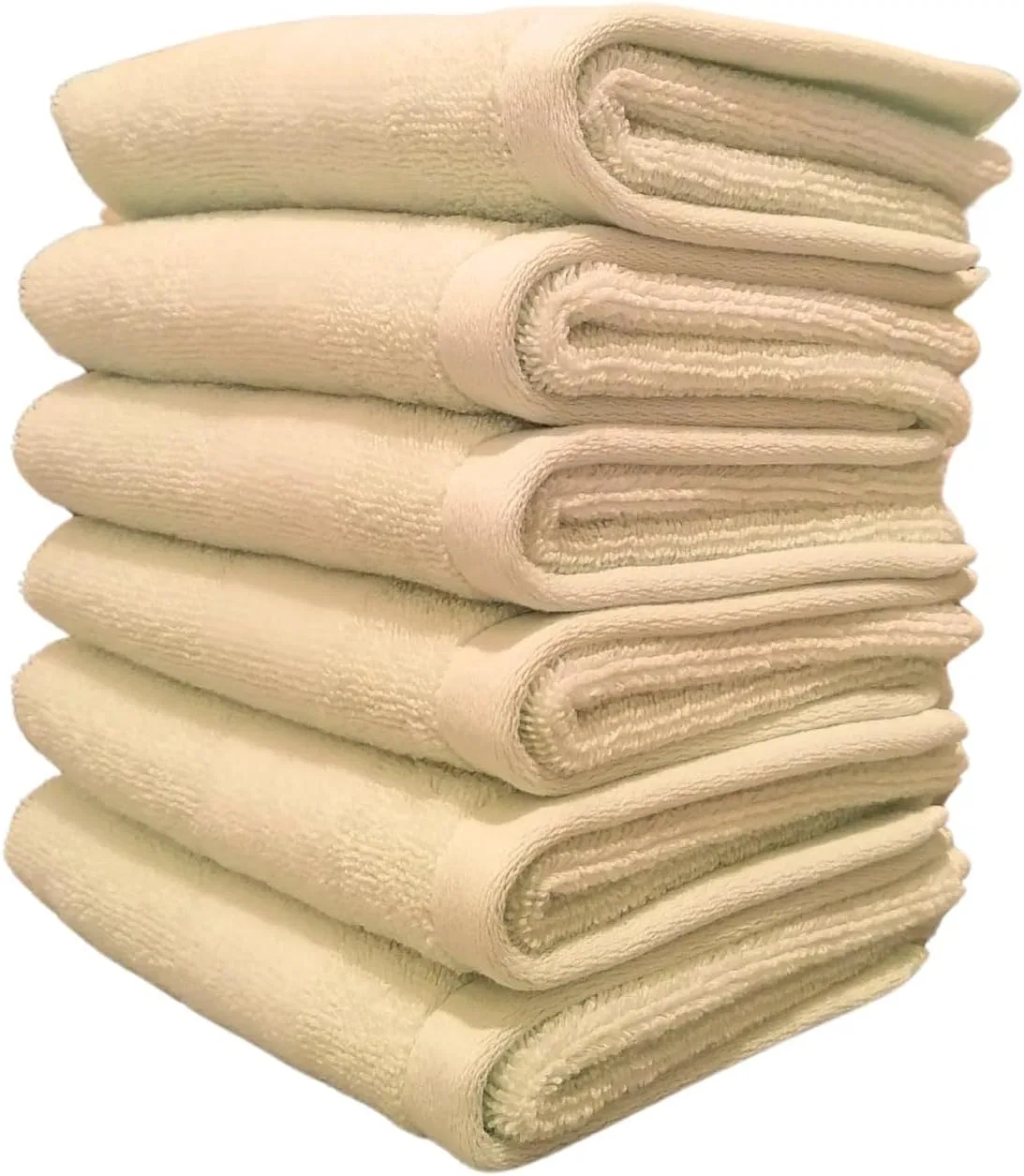 Махровое полотенце, Cotton, Maisonette, Набор 6 шт, 30x50 см, Beige — фото 2