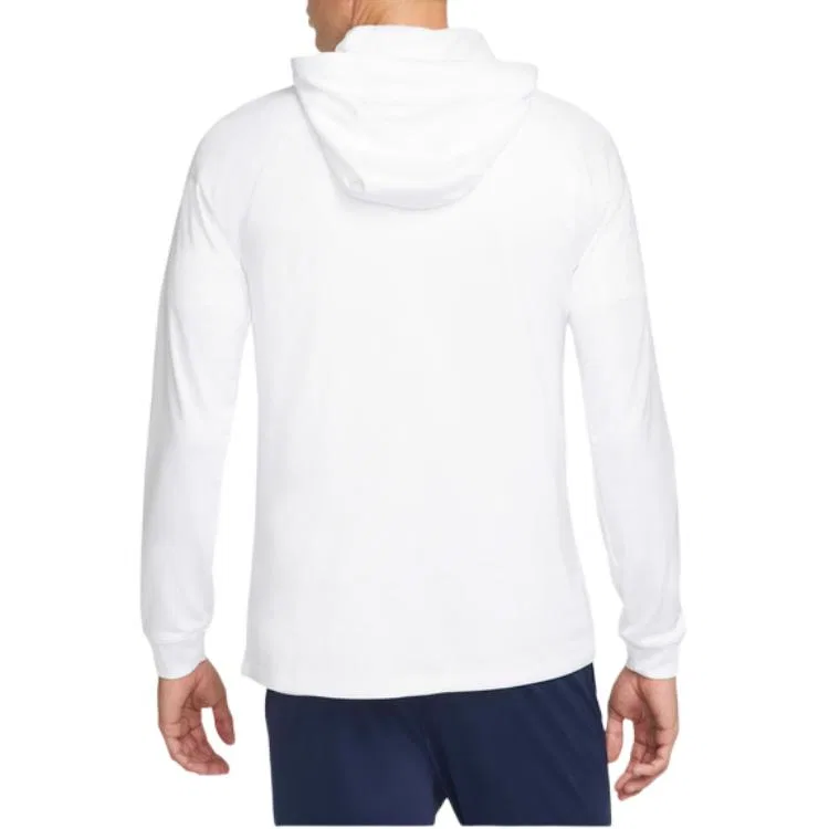 Мужской спортивный костюм с длинным рукавом Paris Saint Germain Strike Dri Fit Nike, White/Marine Blue — фото 4