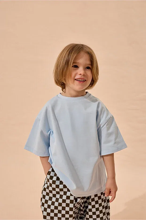 Детская футболка с коротким рукавом Fahhar Kids, Blue