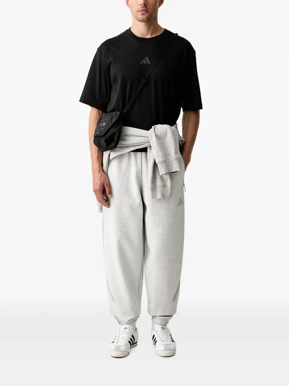 Брюки Z.N.E Adidas, серый — фото 2