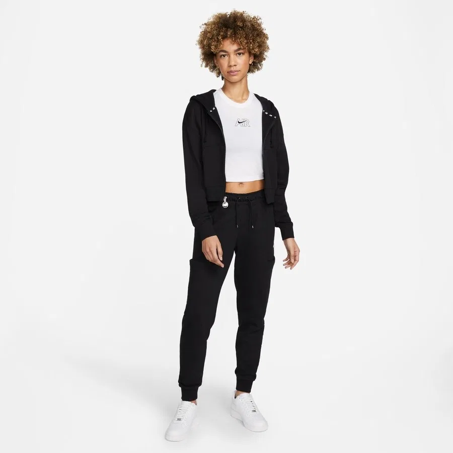Женская футболка с принтом Nike Sportswear Air Crop, Белый — фото 3