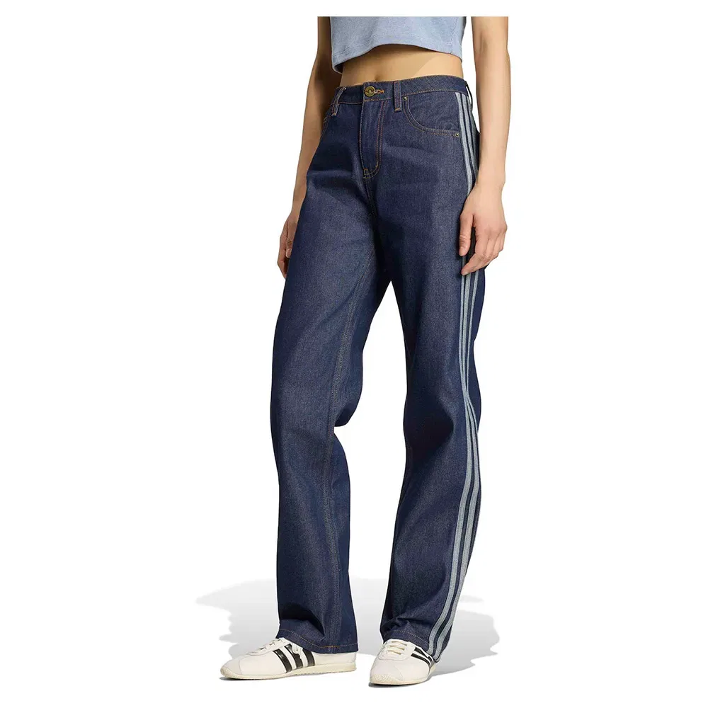 Женские джинсы прямого кроя Firebird Adidas Originals, Blue