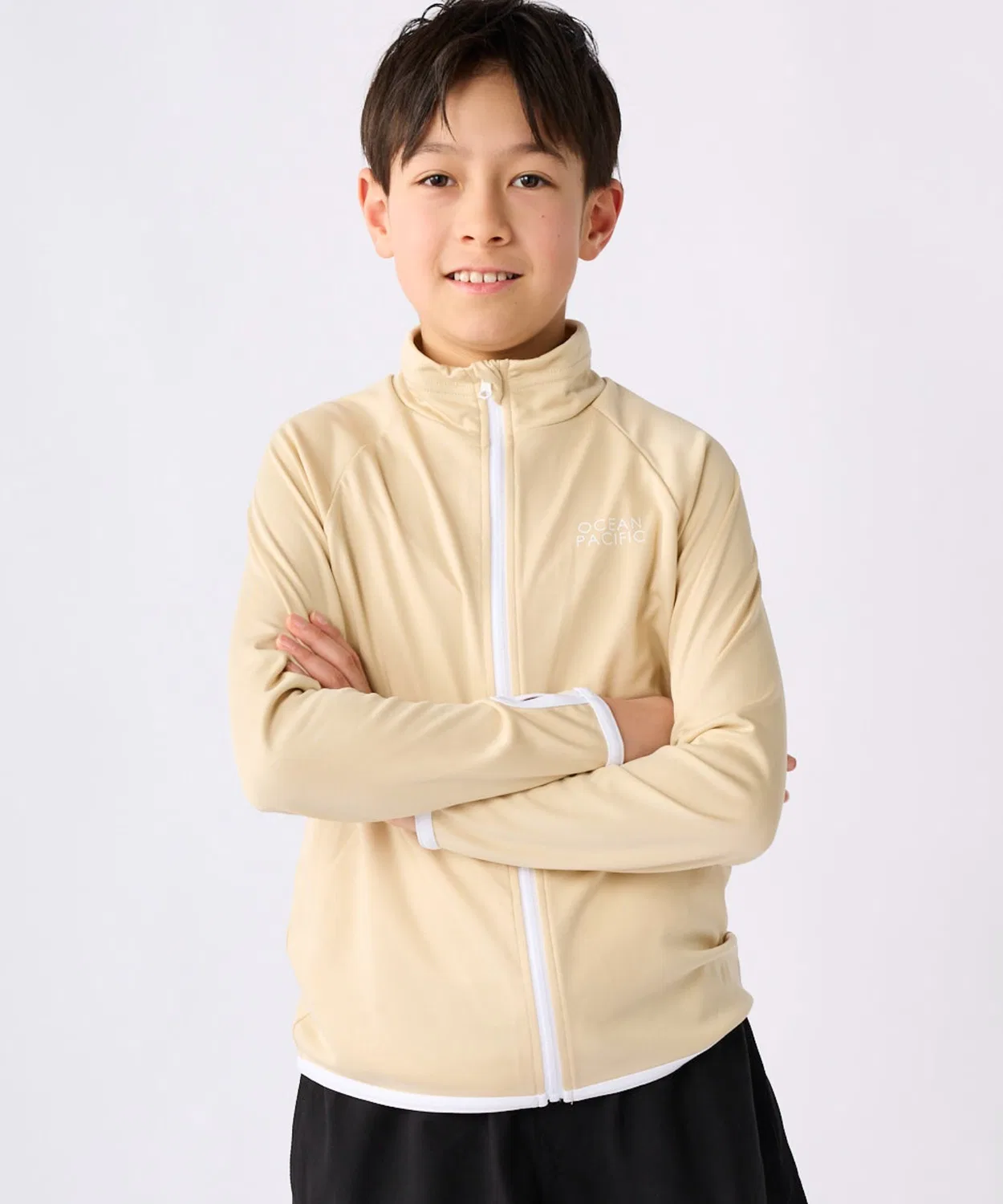Детский рашгард с принтом Ocean Pacific, Beige