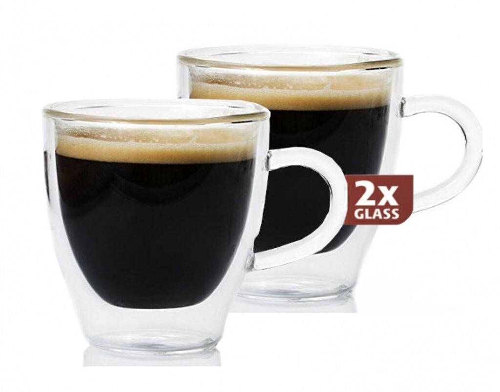 

Стакан Maxxo ristretto с двойными стенками, толщина 6,5 см, 2 шт, прозрачный