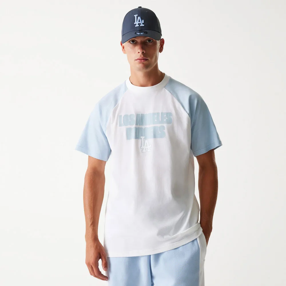 

Футболка с коротким рукавом New Era MLB Raglan LA Dodgers Oversize, белый