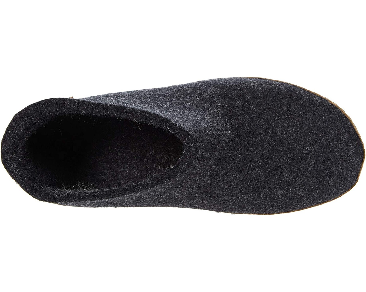 

Слипперы Wool Shoe Leather Outsole Glerups, древесный уголь
