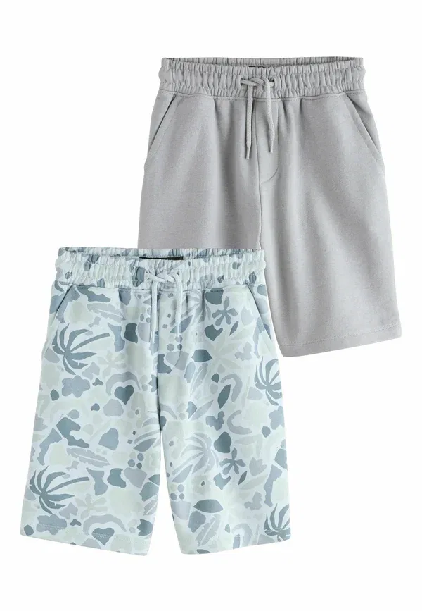Комплект из 2 брюк спортивных с принтом, Next, Grey Palm Print, серый