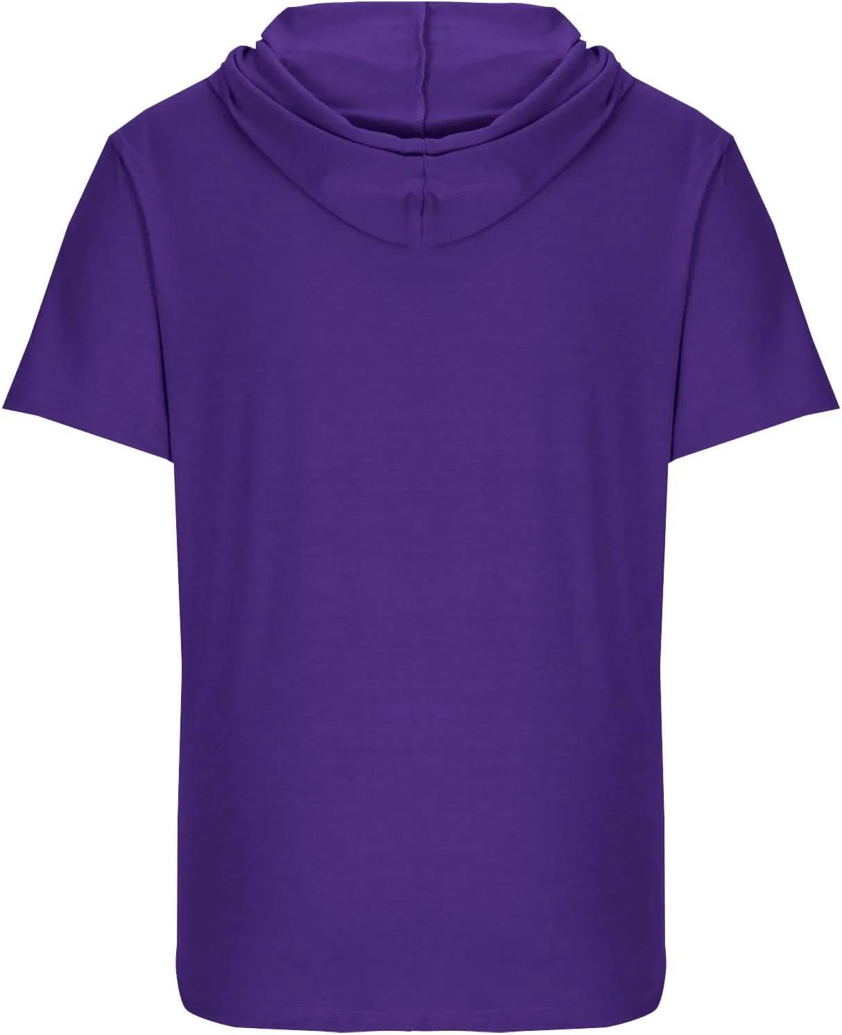 Мужская футболка с капюшоном легкая на шнурке, Purple — фото 4