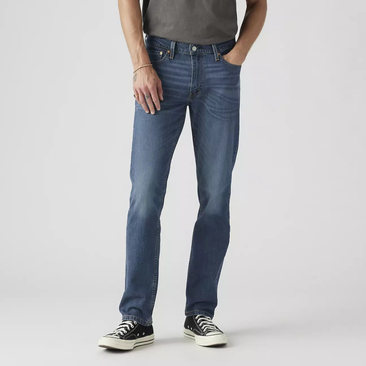 Мужские джинсы Levi's 511 Slim, насыщенный темно-синий деним