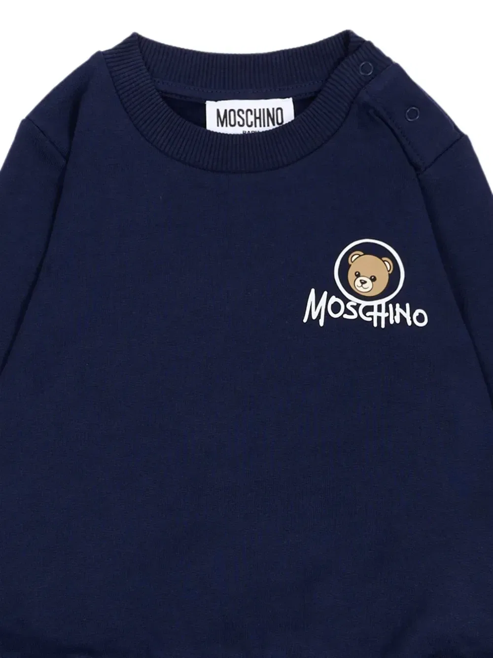 Спортивный костюм "Мишка Тедди" Moschino Kids, синий — фото 3