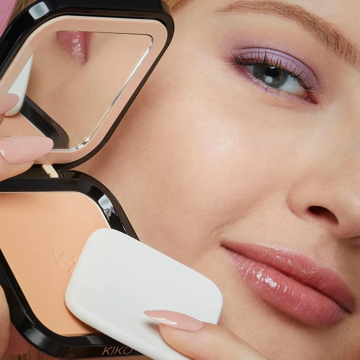 Компактная пудра-основа KIKO Milano Full Coverage Blurring Powder Foundation, 11 г, 20 Ivory — фото 4