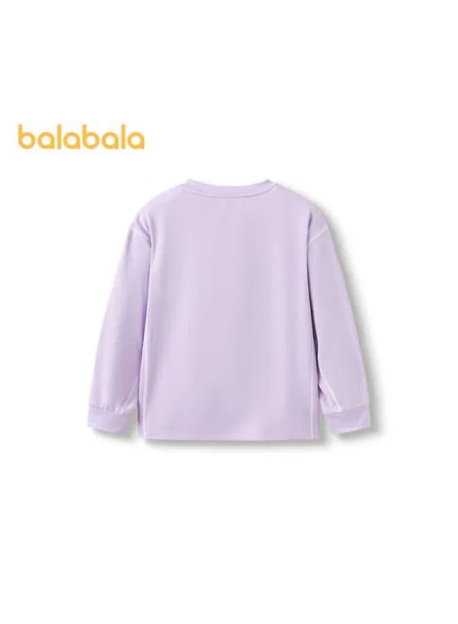 Футболка с длинным рукавом спортивная детская Balabala, фиолетовый