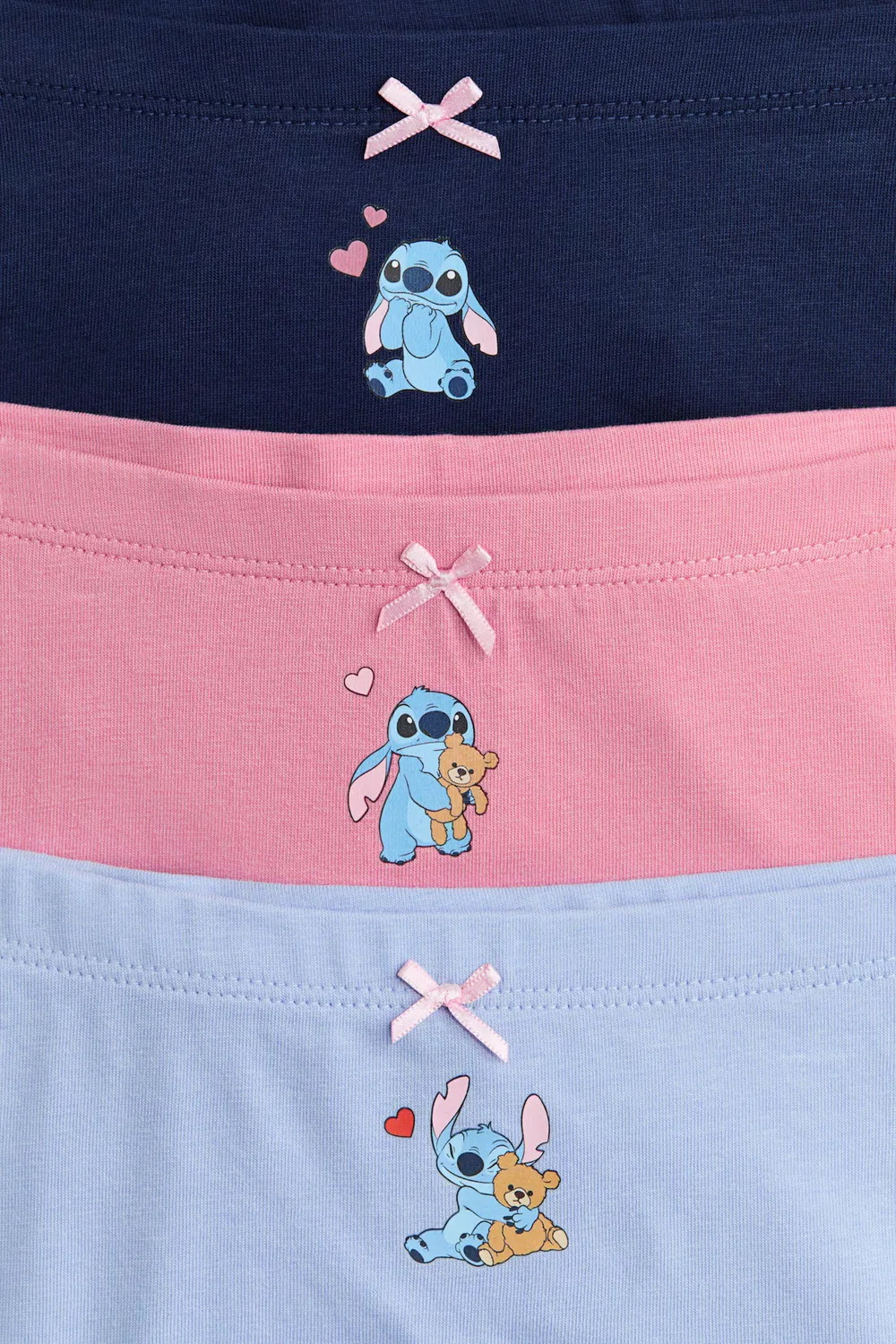 Набор из 5 хлопковых боксеров с принтом H&M, Cremefarben/Lilo & Stitch — фото 2
