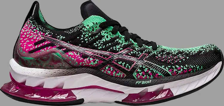

Кроссовки wmns kinsei blast 'black pink rave' Asics, черный