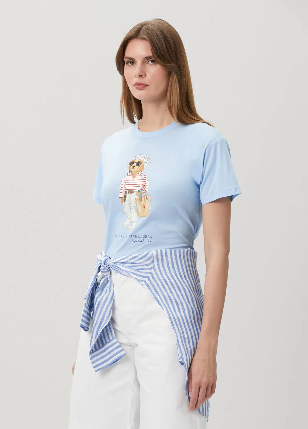 Футболка поло Polo Bear Polo Ralph Lauren, light blue