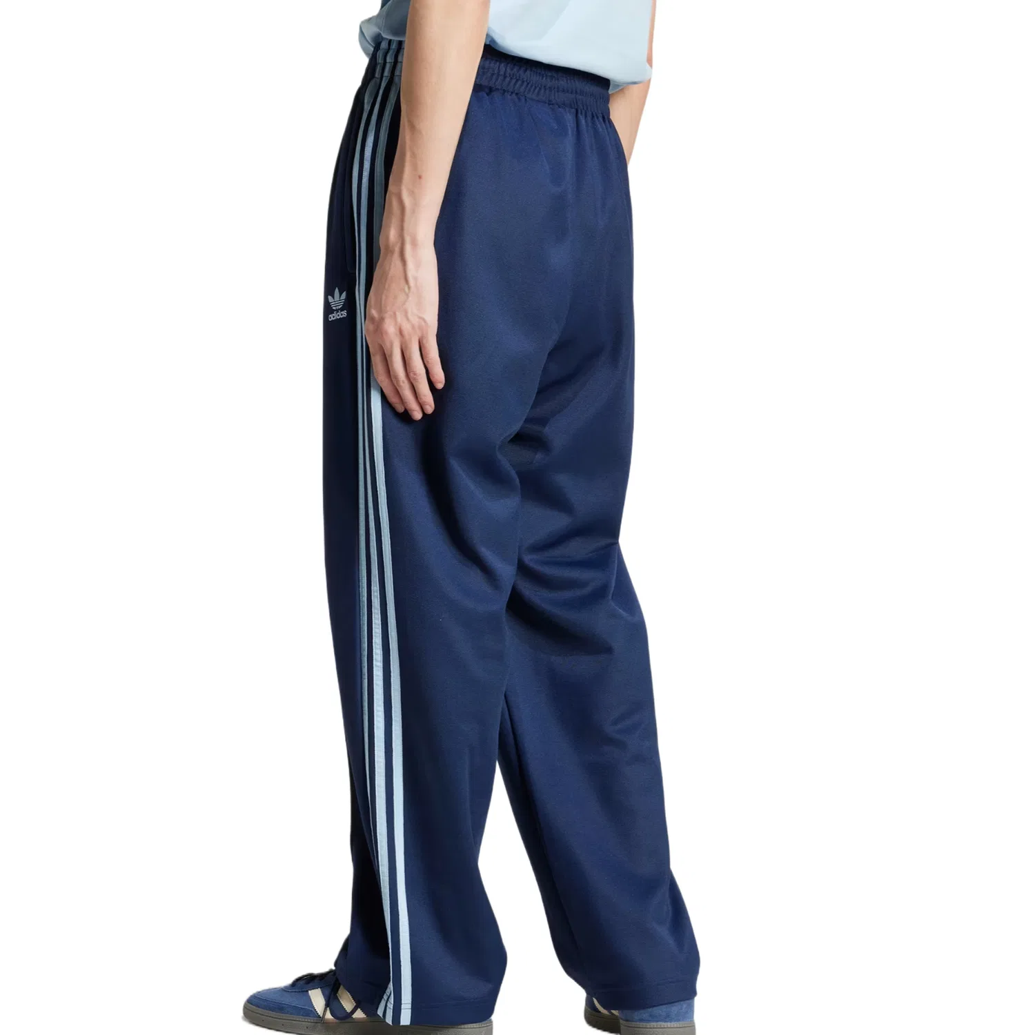 Мужские спортивные штаны из футера Adidas Originals, Dark Blue — фото 4
