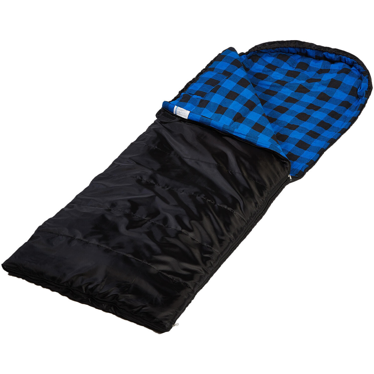 

Спальный мешок Skandika Outdoor Dundee на молнии до -20°C, черный / синий