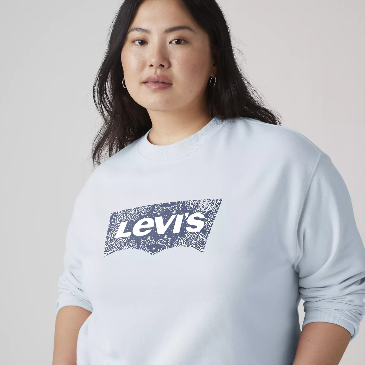 Свитшот Levi's Graphic Everyday, синий — фото 4