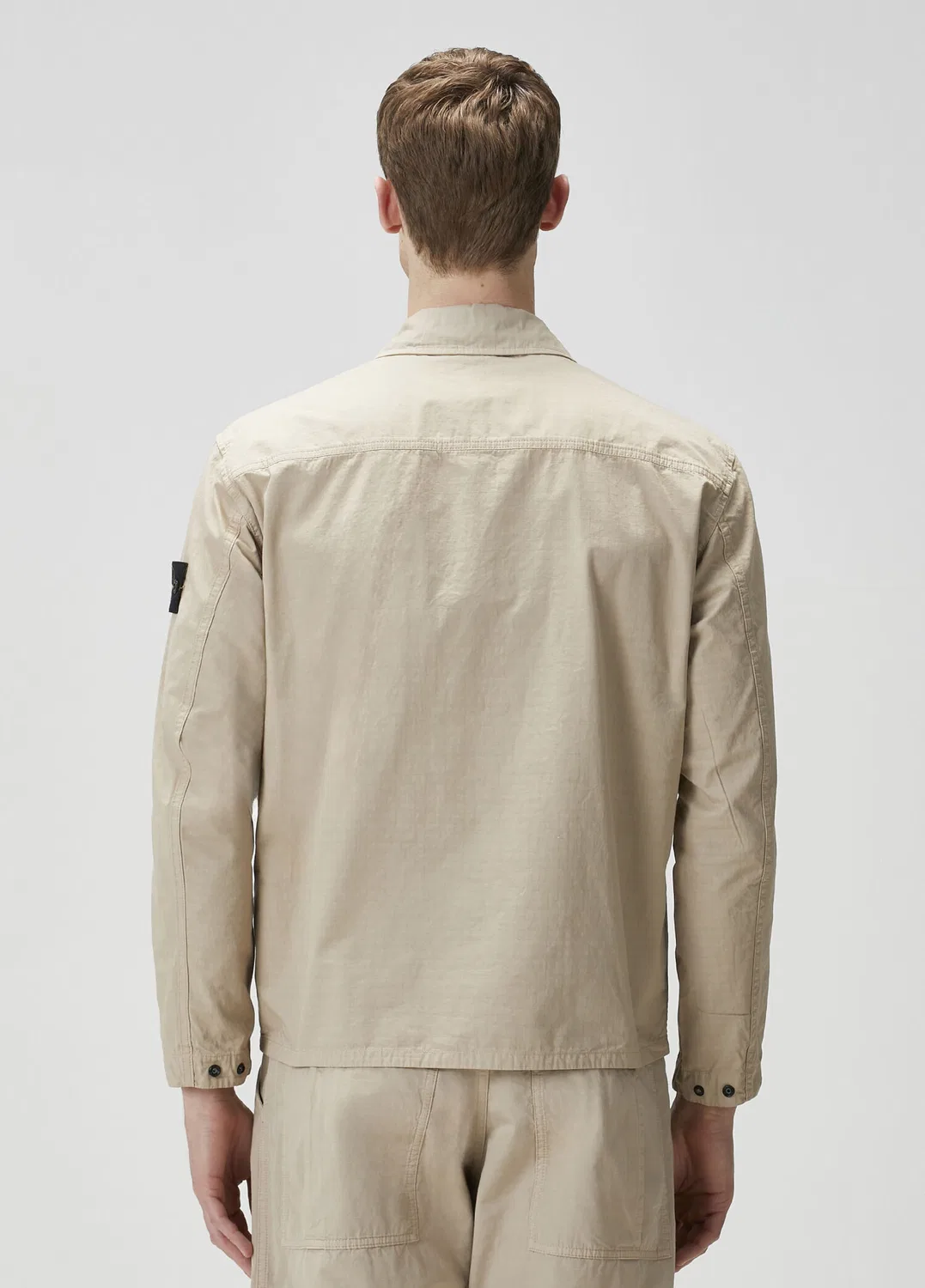 Спортивная рубашка Stone Island, бежевый — фото 4