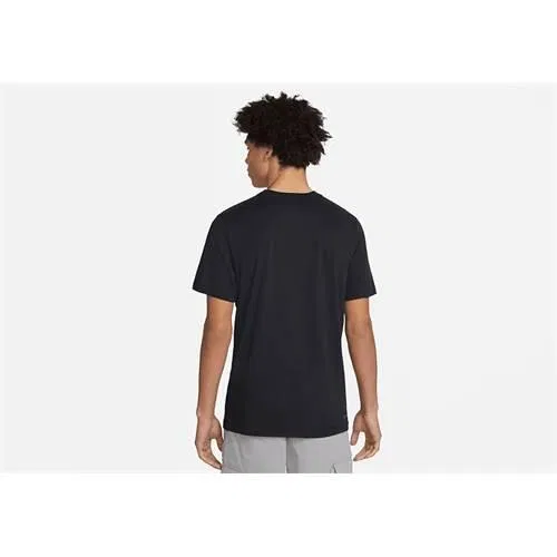 Мужская футболка с принтом Jordan Air Dri-FIT Graphic T-Shirt Nike, Schwarz — фото 2