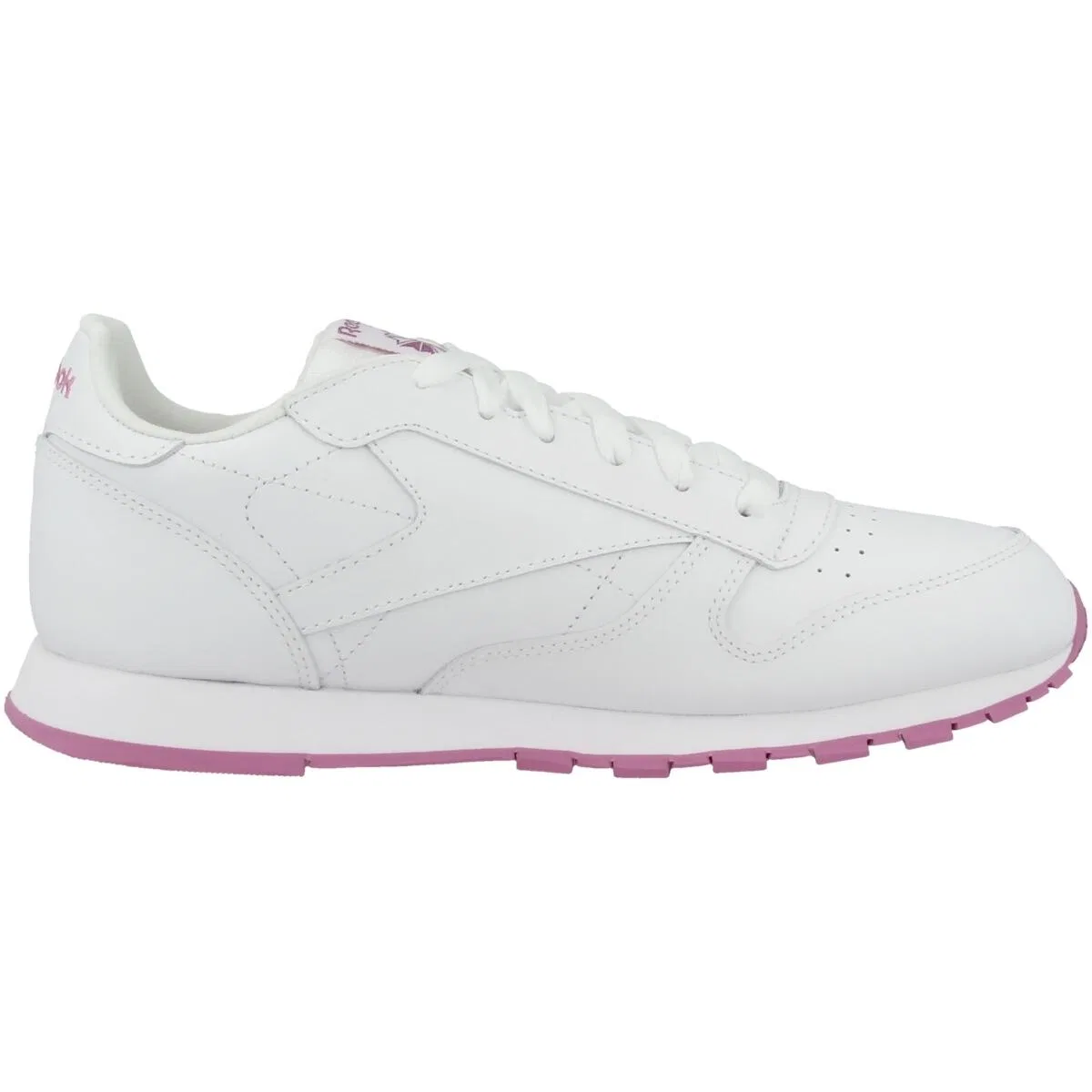 Детские кроссовки с верхом из кожи Classic Leather Reebok, Weiss — фото 3