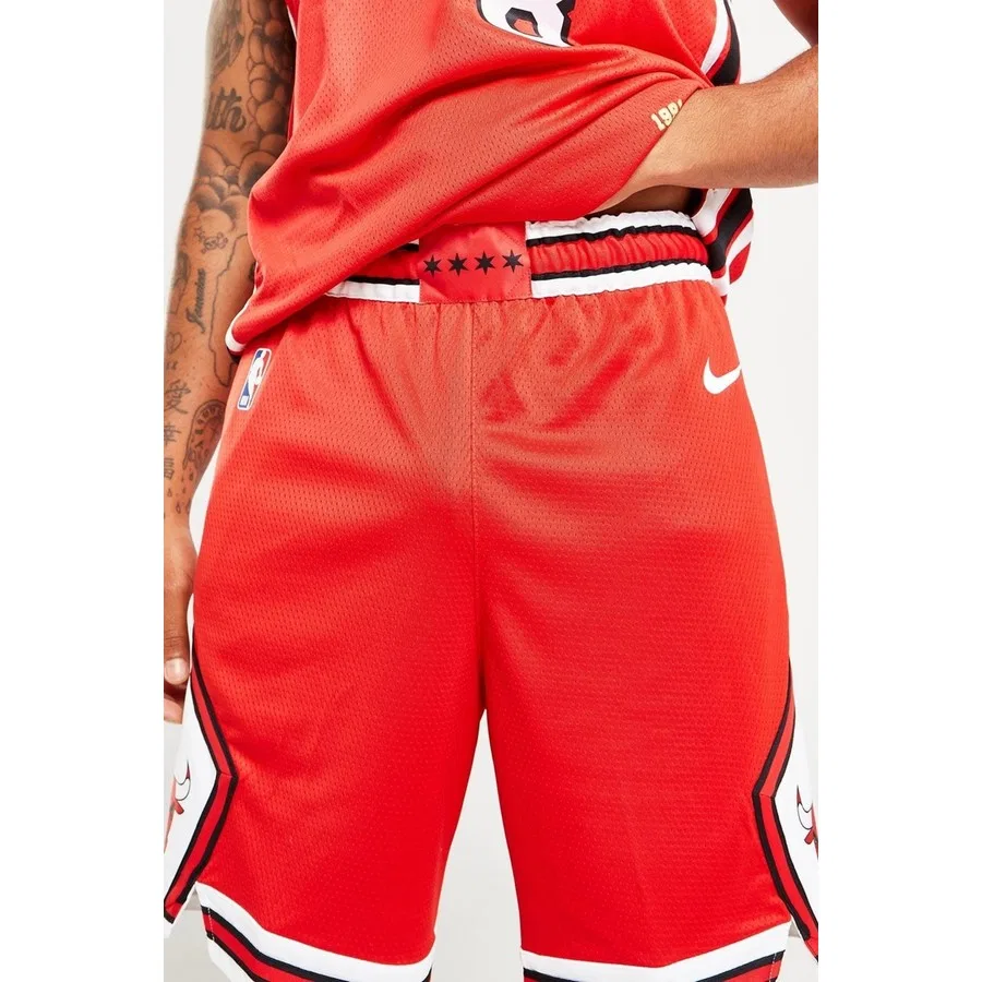 Шорты Nike Dri-FIT NBA Chicago Bulls Swingman, Красный — фото 3