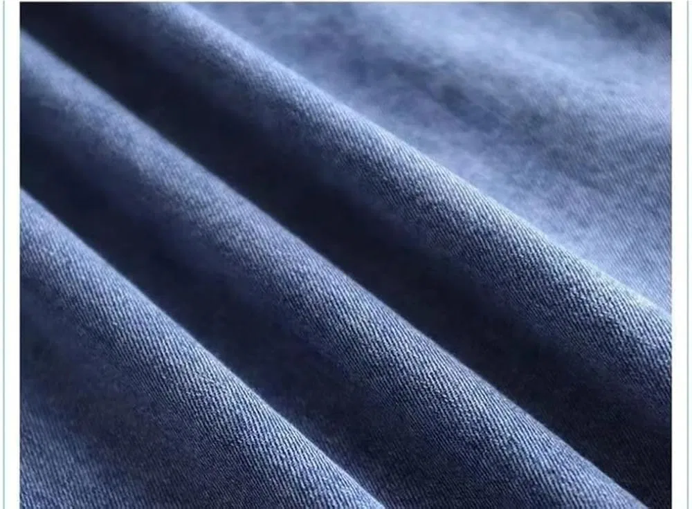 Женское летнее джинсовое платье A-силуэта с кружевной шнуровкой, Dark Blue — фото 3