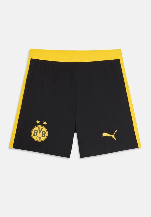 Шорты из полиэстера Bvb replica unisex Puma/Faster Yellow, черный/желтый