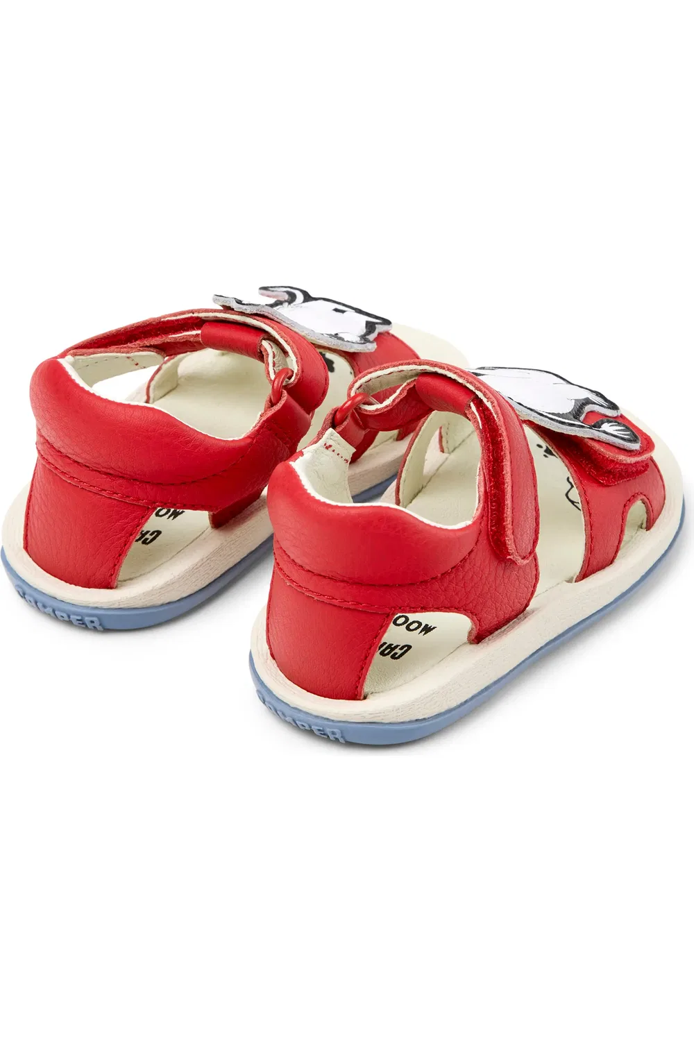 Сандалии детские Camper Moomin Bicho Twins, эргономичная подошва, Medium Red — фото 2