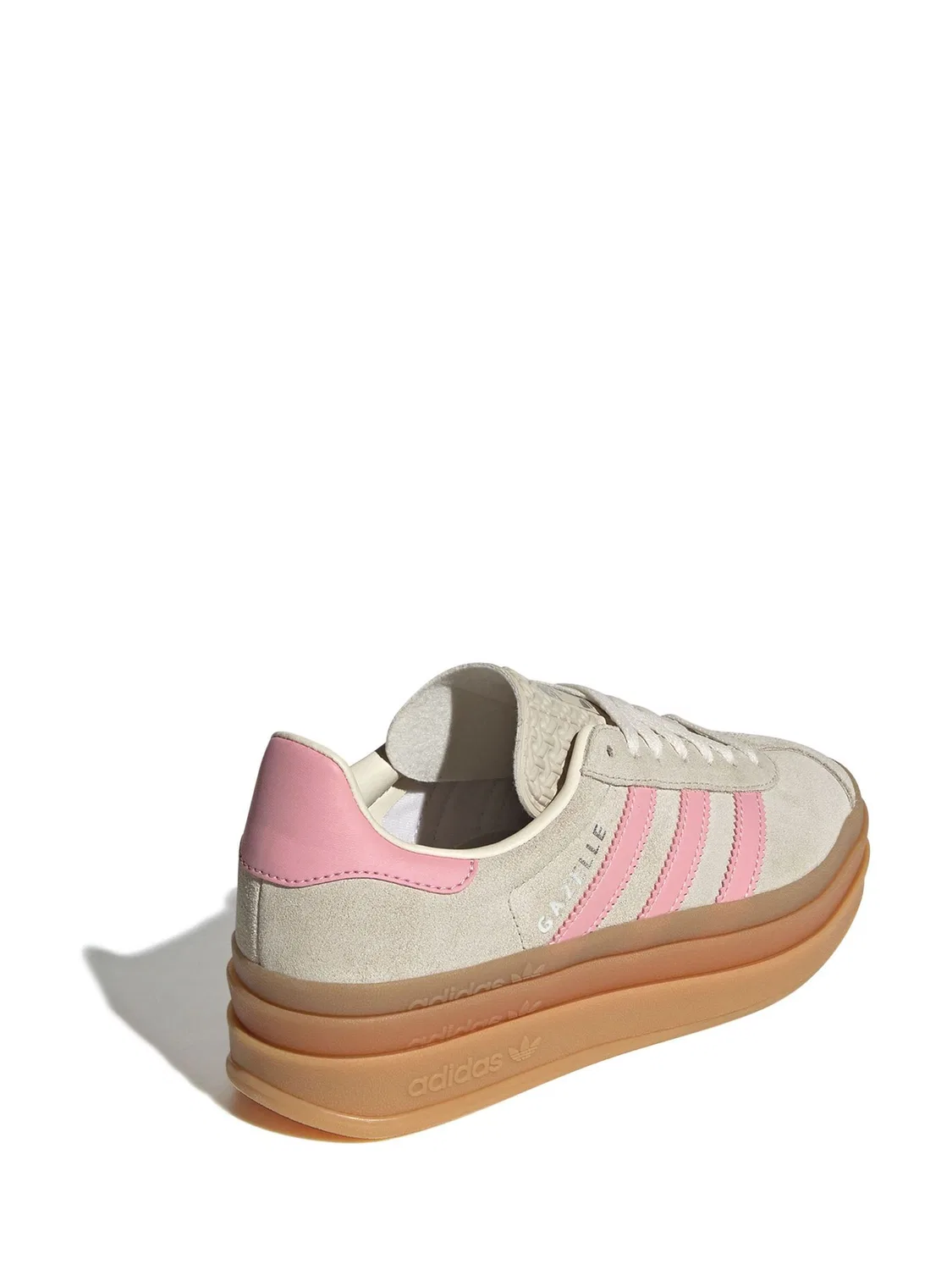Кроссовки Gazelle Bold junior, adidas Originals, нейтральный/розовый — фото 4