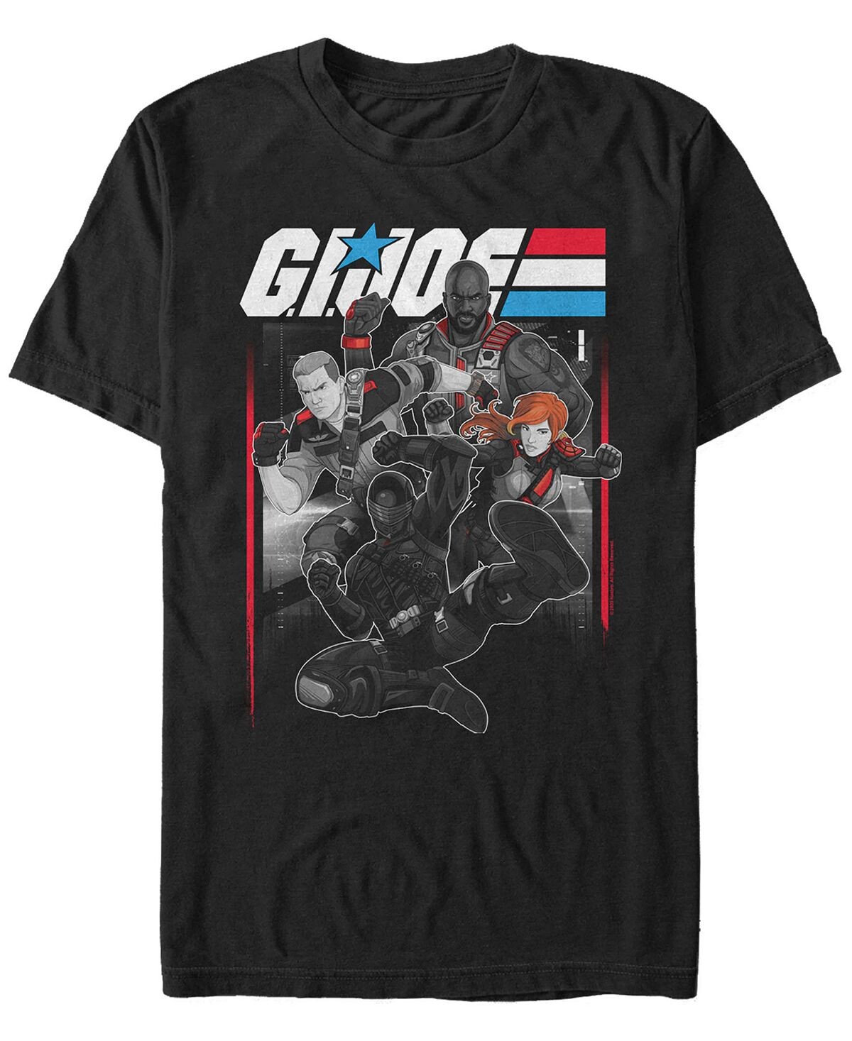 

Мужская футболка с коротким рукавом g.i.joe action group Fifth Sun, черный